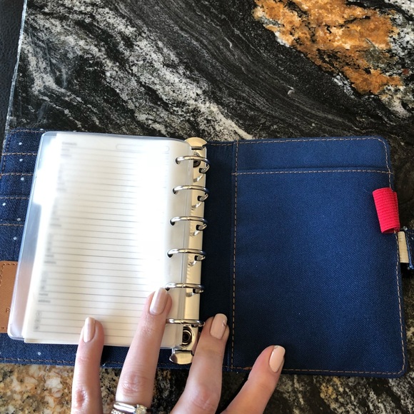 ****SOLD ON MERCARI**** Denim Filofax Pocket! - Picture 4 of 5